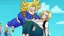 Android 18 fucked by Trunks