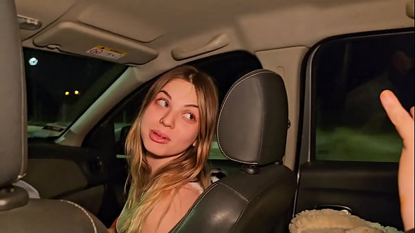 Keilabassi’s nymphomaniac and Steffcrime can’t hold back and suck her off inside the car.