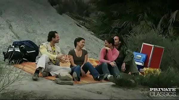 Mountain Mayhem: Vanessa & Claudia’s Outdoor DP Orgy