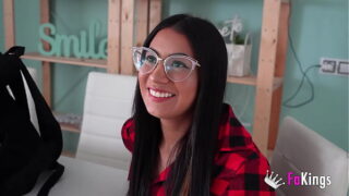 My first time in the ass. Lara Rey is begging for anal sex. Edu Sanchez will debut this Latina’s tight ass in FAKings