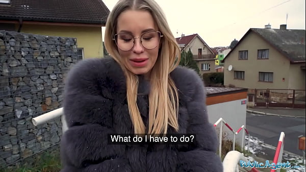 Public Agent Hot looking MILF in Glasses has a perfect body for a hard fast pov fuck