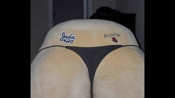 Rubbing my wet dick on Jada Stevens ass pillow