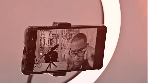 Sex Crazed Adult Influencer Gets Slammed DP Style While Filming A Live Podcast GP3346