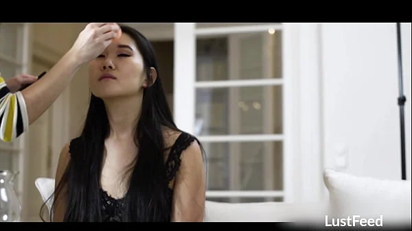 Threesome with Asian teen and her friend Gina Gerson