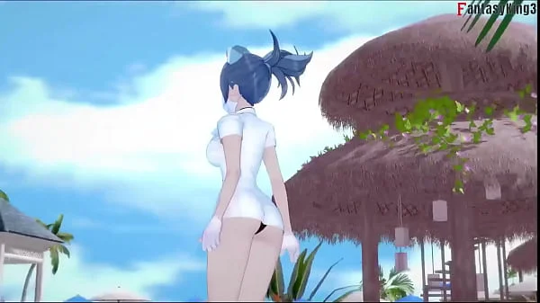 Valentine nurse on bikini footjob and bj | 1 | Skullgirls | Full & POV Movie on Sheer & PTRN: Fantasyking3