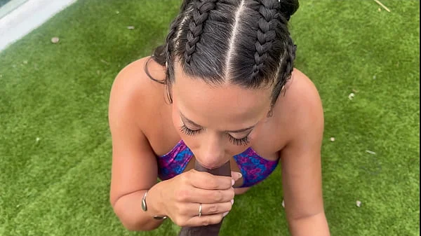 Watch me get an amazing blowjob by the sexy Latina, Jolla!