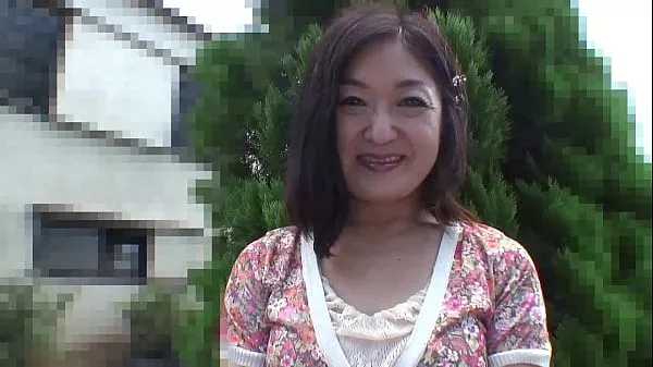 J-Granny Chiyo Yamabe Shows Off Very Hairy Pussy All Creampie Soaked