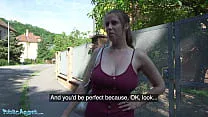 Public Agent – Pretty Belgian girl with natural huge boobs has amateur reality sex outside with a very well hung Canadian dude