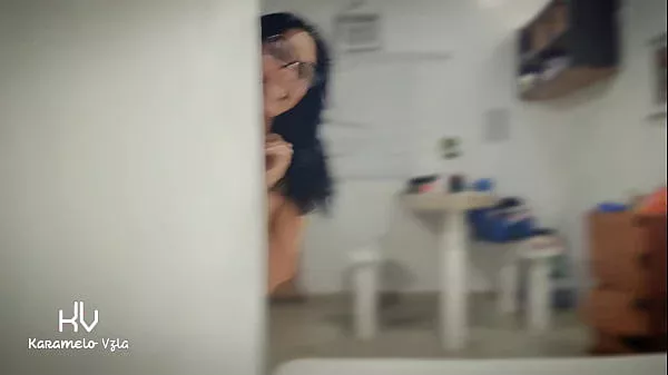 Stepsister sucks my cock deliciously