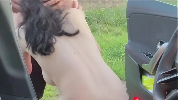 18 YEARS OLD STEPSISTER ASK FOR HARD FUCK IN THE CAR SHE FUCK LIKE A BITCH