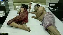 Desi Middle-aged man fucking his Hotwife with small penis! Hindi sex