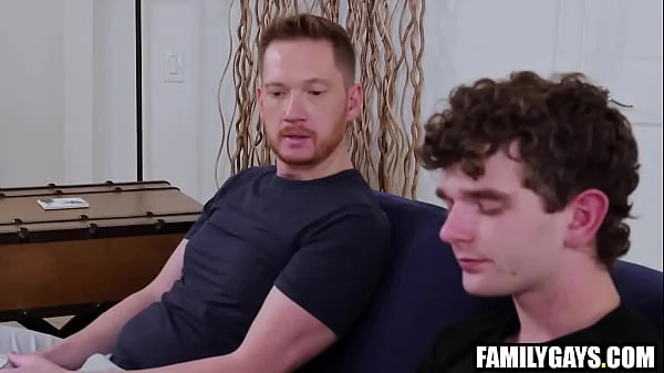 Stepdad’s Bulge Too Big, Stepson Can’t Resist