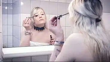 A female student has a date and then gets fucked in the ass