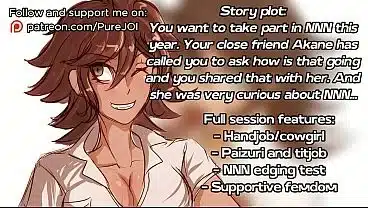 Akane Owari convinces you NNN is a bad thing to participate in (JOI)