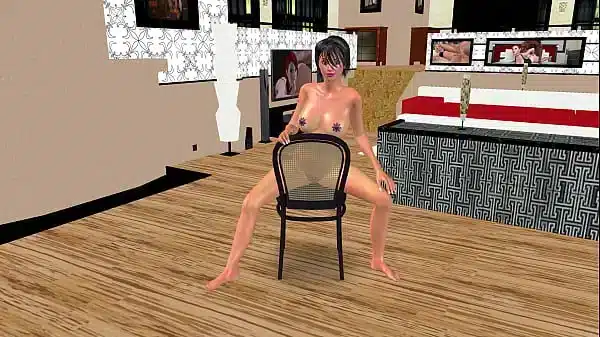Animated 3D Cartoon Porn – A beautiful Girl Giving Sexy poses 3