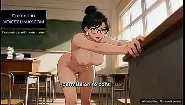Anime Hentai Professor Makes You Stay After School – Acts Like Helping Grades, Gives Hot JOI Instead