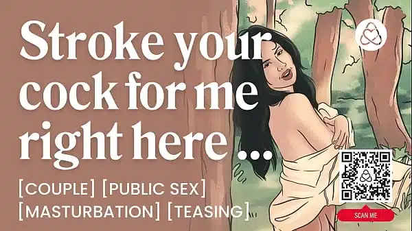 ASMR Audio Porn: Girlfriend Watches Him Stroke His Cock in Public – Masturbation & Teasing – Erotic Audio Roleplay For Women