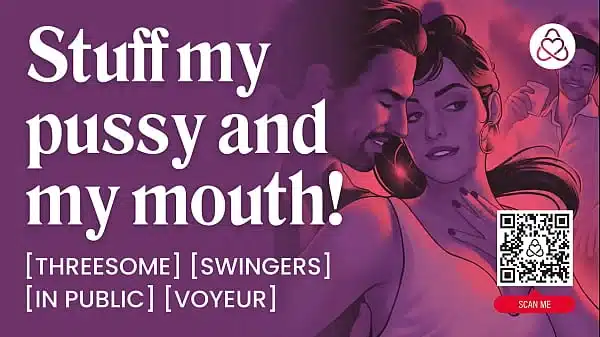 ASMR Audio Porn: Hotwife Fucked in Swingers Club MMF Threesome – Public Sex & DP – Erotic Audio Roleplay