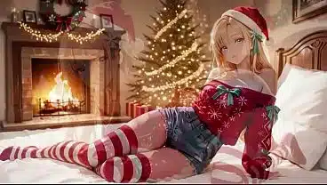 Blonde Christmas Cutie Passionate Holiday Ride – Christmas Special