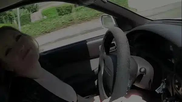 Blonde slut with big boobs, Vicky Vixen, is masturbating in a public toilet, all while…