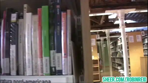 Blowjob in the Library – Nerdy Girl Turns Wild