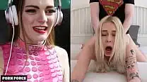 British Big Boobed Porn Commentator Carly Rae Summers Reacts to PLEASE CUM IN ME! – Beautiful Blonde Teenager Mimi Cica Pumped Full Of Cum 3 Times In A Row!