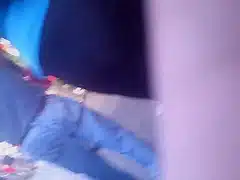 Culote en mallas brillosas enfrente de mi