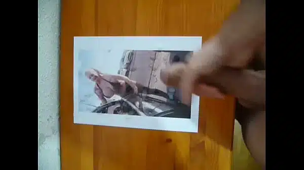 Cumming on porn actress Candela X