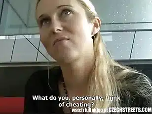 Czech Streets – Blonde MILF Picked up on Street