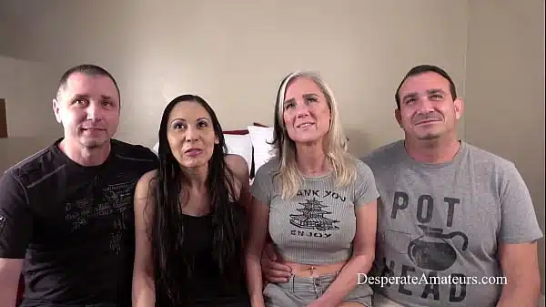 Desperate Amateurs casting hot big tit bbw milfs getting their tight pussies pounded really hard by big cock