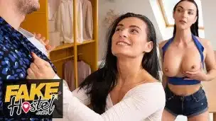 Fake Hostel – Cumming inside strange girl and asking her to marry leads to fun threesome