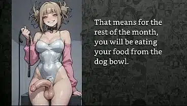 [FayGrey] [Futa stepsister Himiko Toga turns you into her cum guzzling cock sleeve] (Joi Cei AnalDestruction PetPlay IcePlay Humiliation Degradation)