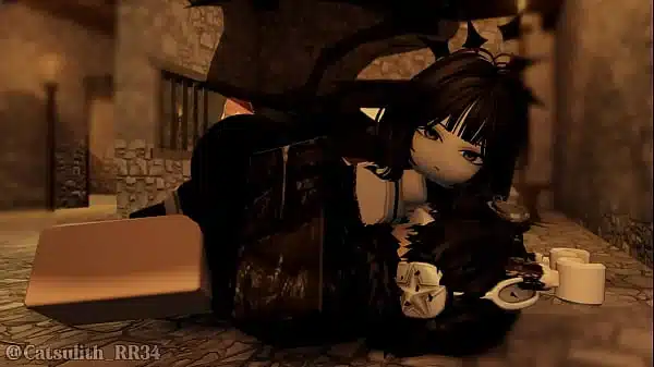 Finding myself with a horny dragon girl that has been locked up | Sex with a follower (60) | Part 1/3