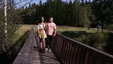 First Picnic Date Turned Into Hard Fuck On The Blanket In The Grass