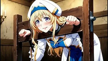 Goblin Slayer saved the priestess from the goblins so he could use her himself.