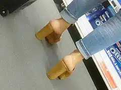 Gorgeous Arabian Feet In High Heels Mules