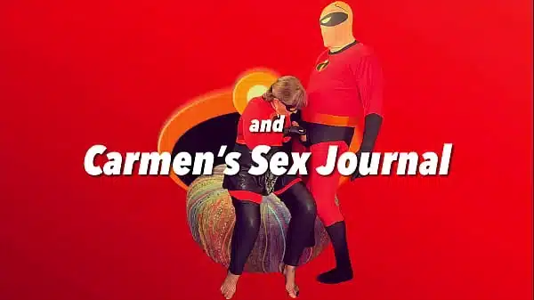 Granny Carmen’s Elastigirl: Superhero Gilf Fuck Slut Gets Creampied!