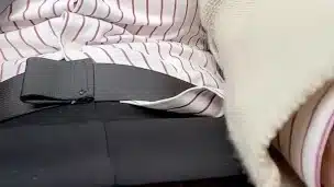 Hot blonde miff touches her pussy while driving a car!