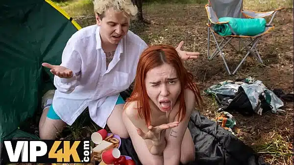 HUNT4K. Russian Chloe jumped on a huge dick in front of her boyfriend