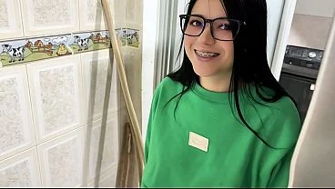 I go down to my neighbor to ask for ice cream