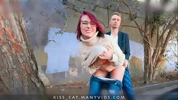 KISSCAT Love Breakfast with Sausage – Public Agent Pickup Russian Student for Outdoor Sex