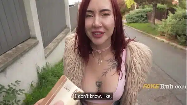 Latvian Girl’s Workday Interrupted by a Perv with Cash