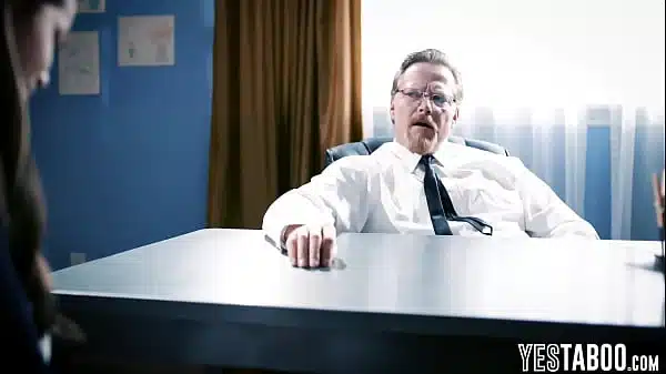 Mature big dick bishop purifies petite Latina teen by railing her