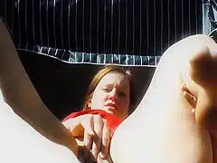 Milf Gives Footjob In A Beach Chair