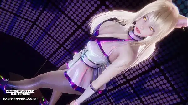 [MMD] Rainbow – A Ahri Sexy Kpop Dance League of Legends Uncensored Hentai 4K 60FPS