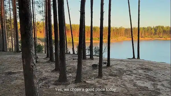 “Nice Outdoor Place For Photoshoot”: With My Big Cock in her Mouth. Cumshot. POV