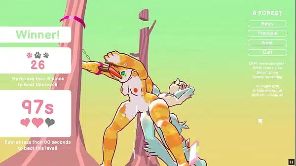 Odymos [Funny Hentai game] Ep.4 bisexual threesome with a gloryhole