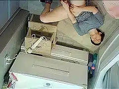 our mom caught in bathroom