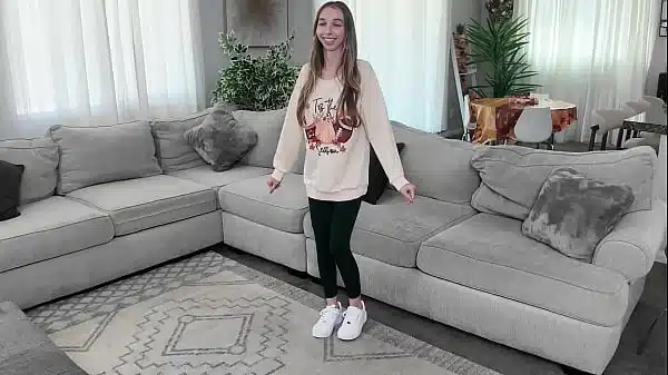 Petite Blonde Before And After Filming BTS – Breezy Bri