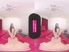 Petite Teen 18+ Plays For And With You With Virtual Reality And Georgia Jones